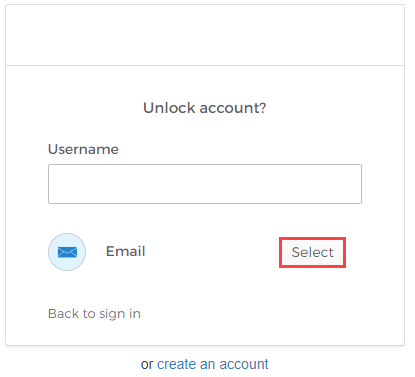 Go to Email and choose Select.