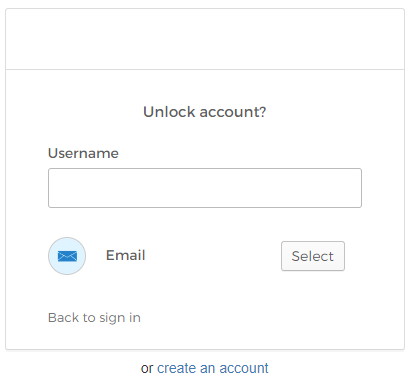 Unlock accountant screen with Username field