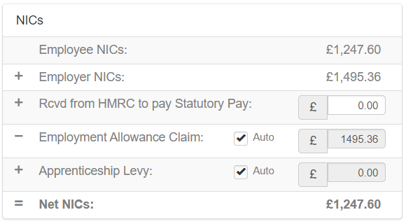 p32 details with NICs (National Insurance) shown