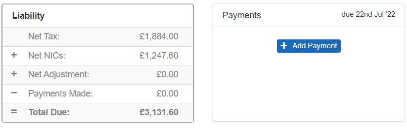 p32 details with Liability and payments shown